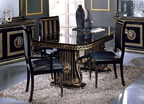 versace dining table and chairs for sale|Versace dinner set.